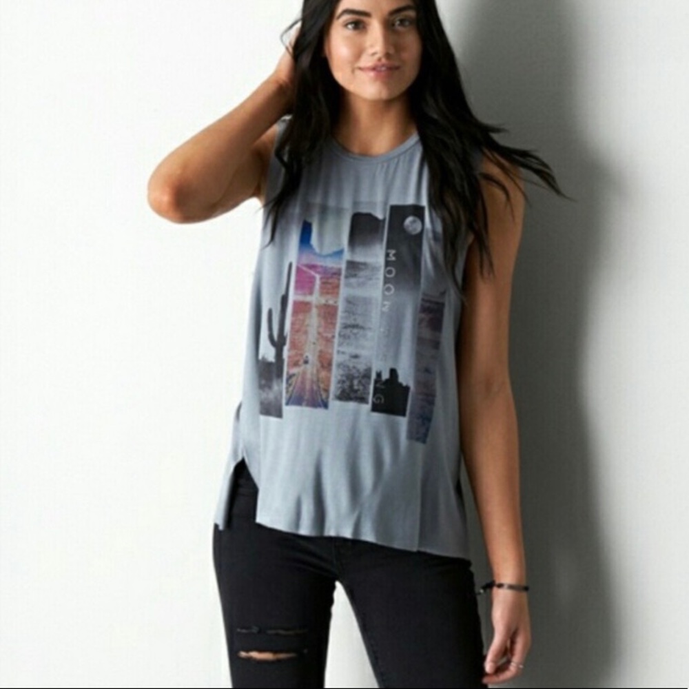 American Eagle Moon Rising Tank